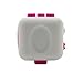 Muggle Shop Fidget Toy Cube Relieves Stress and Anxiety for Children and Adults, White/Pink