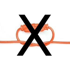 Cordsafe Extension Cord Connector with Water-Resistant Seal (20, Yellow) - Thumbnail 6