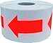wootile Arrow Stickers - Fluorescent Green Arrow Shape Color Coding Inventory Labels 500/roll 2 Inch X 1.25 Inch
