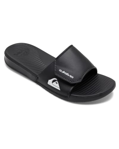 Herren Bright Coast Adjust Peeptoe Sandalen, Schwarz Black White Black Xkwk, 43 EU
