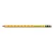 Dixon Ticonderoga Groove Triangular Woodcase Pencils, No. 2 HB, Pack of 10, Yellow (13058)