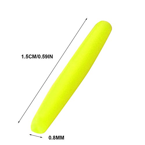 Wallfire Angelposen-Indikatoren, 100 Stück, Kunststoff, Tropfenanzeiger, Angelposen, Bobber Tackle Zubehör für Outdoor… – Bild 3