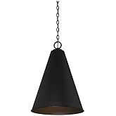 Meridian M70112MBK Pendant, 1-Light 60 Watts, Matte Black