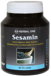 Herbal One Black Sesamin Seed Extract, Herbal Extract , 60 Capsules By Thaidd