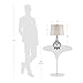 Catalina Lighting 19560-000 Transitional Mercury Glass Gourd Table Lamp, 24