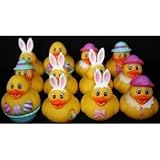 12 Easter Rubber Ducks / Duckies 2