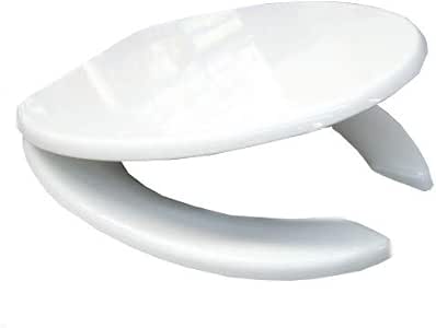 Asiento abierto para inodoro universal, núcleo de madera, para