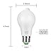 Sunnest Motion Sensor Light Bulbs, 10W E26 Motion Activated Dusk to Dawn LED Light Bulbs Motion Sensor Bulb Outdoor/Indoor for Front Door Porch Garage Basement Hallway Closet (Cold White 2 Pack)