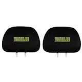 Two Officially Licensed Marvel Universal Fit Headrest Covers - The Incredible Hulk