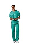 Cherokee Uniforms Authentic Workwear Unisex Scrub Set (Surgical Green, M)