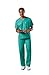 Cherokee Uniforms Authentic Workwear Unisex Scrub Set (Surgical Green, M)