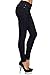 Vialumi Womens Juniors Solid Colored Five Pocket Stretch Skinny Jeans Sizes 0-13
