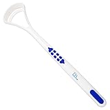 Dental Aesthetics UK Tongue Scraper Cleaner X 1 Choice Of 4 Colours Oral Dental Care (Blue)
