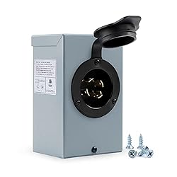 Flameweld 30 Amp Power Inlet Box, NEMA 3R Power