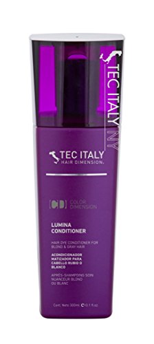 Tec Italy Color Care Lumina Hair Dye Conditioner for Blond & Gray Hair - 300 ml/10.1 oz