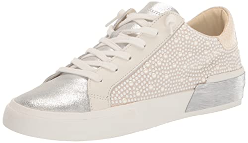 Dolce Vita Women’s Zina Sneaker, Vanilla Pearls, 7