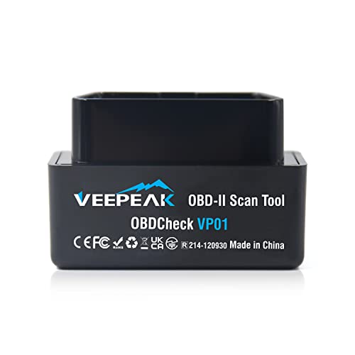 Veepeak Mini WiFi OBD II Scanner Adapter Car Check Engine Light ...