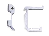 Dango Products Tumbled Aluminum Loop Hook with Aluminum Wall Mount