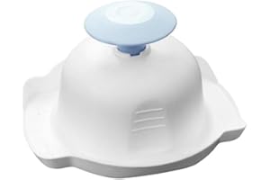 GANPUB Blue Food Safety Holder for Mandolin or Grater, Finger Anti-Cut Protectors for Mandoline Slicer, Food Slicer Cutter Finger Guard