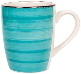 Royal Norfolk Turquoise Swirl Stoneware Mug