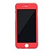 ABC® 360° Full Body Protective Case+Tempered Glass Screen For iPhone 6 4.7 Inch (Red)
