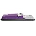 Monca Phone Wallet Stick on, RFID Blocking Phone Card Holder for Back of Phone Stick On Sticky Adhesive Attachment iPhone Wallet & iPhone Credit Card Holder (RFID Purple)