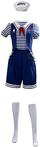 Godmoy Robin/Steve Scoops Ahoy Halloween Costume for Men Women Kids, Stranger Things Season 3 Role Cosplay Costume