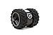 Hexnub Stunt Hubs for Sphero Ollie Robotic Toy - Accessories to Boost Your App-Enabled Robots - Black
