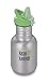 Klean Kanteen Kids Single Wall Stainless Steel Sippy Bottle with Leak Resistant Sippy Cap - 12oz - Brushed Stainless