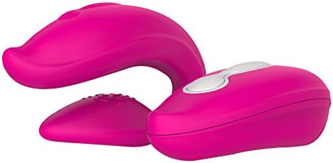 SHARE Wireless Silicone Rechargeable Couples Waterproof Massager, Pink