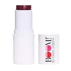 BOOM! by Cindy Joseph Cosmetics Boomstick Color - Lip &amp; Cheek Tint Makeup Sticks for Older Women &amp; Mature Skin - Cream Blush Stick for Cheeks &amp; Lips
