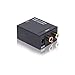 Portta Audio Converter Digital Toslink/Optical SPDIF to L/R RCA Audio Converter Support Stereo LPCM CH2.0 without Decode Function for PS3 Xbox HD DVD PS4 Apple TV (N3CDTAT)