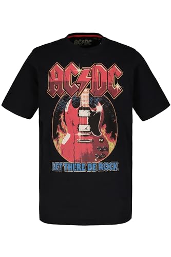 JP 1880 Camiseta de Manga Corta ACDC Camiseta Hombre