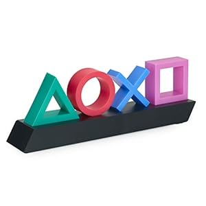 Paladone Playstation Icons Light mit 3 Lichtmodi – Musikreaktive Spielraumbeleuchtung, 31 x 7 x 11 cm