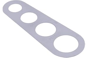 Silver Accurately and Easily Measures Stainless Steel Pasta Spaghetti Measurer Measure Tool Kitchen Gadget-Silver Convenient 