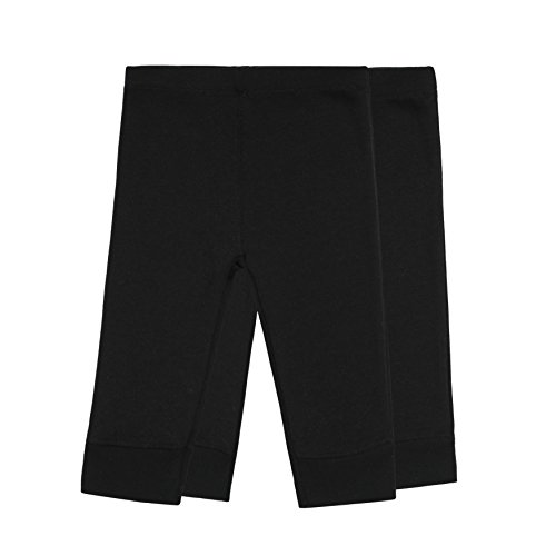 JP Solid Baby Legging Set (Size 3-24 Months) (18M, Black)