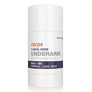 Carpe Clinical Strength Deodorant + Clinical Antiperspirant - Clinical Grade Solid Stick - Fresh Linen Scent - Combat Excessive Underarm Sweating - Great for Hyperhidrosis main image 0