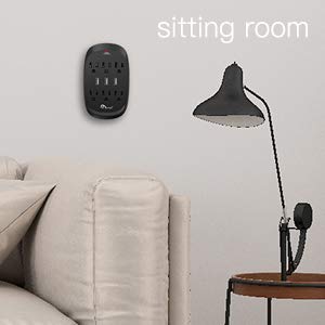 ON Smart USB Wall Tap Surge Protector with 6 outlets 3 USB-3.4A Output, Portable Wall-Mount Socket- 300J Surge Protection & Smart Charging for Home- Office- Kitchen- Travel (2 Pack)
