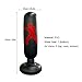 MYYAGEW Free Standing Water Base Pump Inflatable Punching Bag，Free Standing Boxing Toy for Children, Punching Bag for Kids, Youth Boxing Bag, Inflatable Punching Bag for Adults（Black）