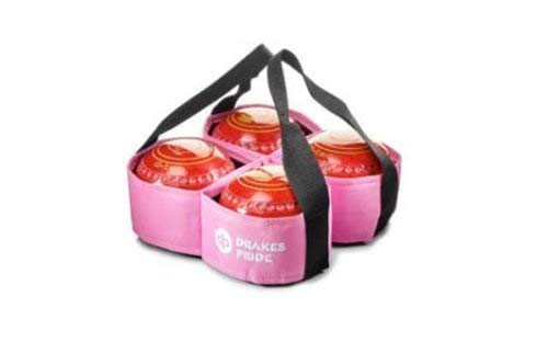 Drakes Pride 4 BOWL CARRIER FOR CROWN GREEN/FLAT GREEN BOWLS** (PINK)