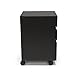 Essentials File Cabinet - 3-Drawer Wheeled Mobile Pedestal Cabinet, Espresso (ESS-1030-ESP)