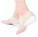 Plantar Fasciitis Height Increase Heels Sleeve, Invisible Heel Lift Pads,Gel Heel Pads Cushion Great for Heel Pain, Heal Dry Cracked Heels, Achilles Tendinitis, for Men & Women (White,1.5in)