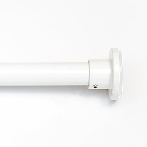 Roomdividersnow Premium Tension Curtain Rod 48in 80in White