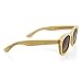 Polarized Genuine Bamboo lightweight Wood Entire Frame Vintage Handcraft Sunglasses Mens Womens Eyewear with Wooden Bamboo box - Brown