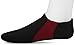 Nufoot Booties Men's Shoes, Foldable & Flexible Footwear, Fold and Go Travel Shoes, Yoga Socks, Indoor Shoes, Slippers, Black with Crimson Stripes, Extra Large
