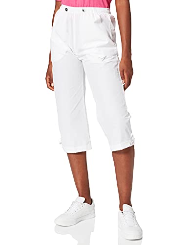 Trigema Damen 3/4 Freizeithose Pantaloni Sportivi, Bianco (Weiß 001), 36 (Taglia Produttore: S) Donna
