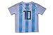 KID BOX 2019 Argentina Lionel Messi #10 Home Soccer Kids Jersey & Short Set Youth Sizes