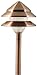 Moonrays 95871 Marion-Style Low Voltage Metal 3-Tier Path Light with Copper Finish