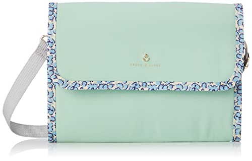 [プライベートレーベル] 11153 母子手帳ケース ショルダー型 レディース グリーン H18×W25×D2cm