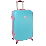 Anne Klein Palm Springs 24” Hardside Spinner Luggage, Turquoise Carnation